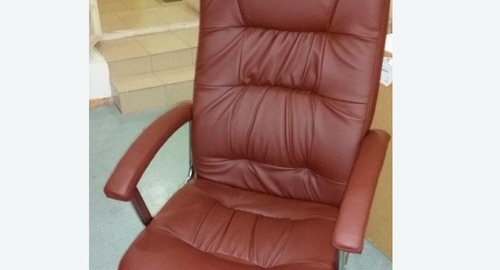 Обтяжка офисного кресла. Сорочинск